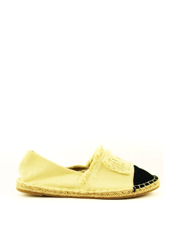 Жёлтые балетки Collection Paris однотонный джут (132486168)