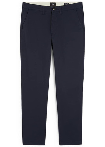 Темно-синие кэжуал демисезонные зауженные брюки C&A