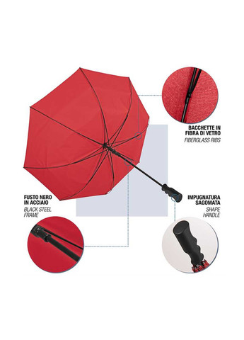 Красный зонт Perletti большой система антиветер (363640829)