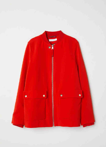 Яскраво-червона демісезонна куртка H&M