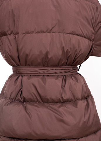 Коричневий зимній Пуховик Yehe