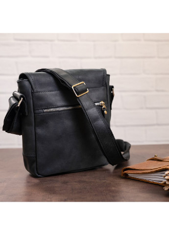 Чоловіча шкіряна сумка 22х23х7 см Shvigel (229459419)