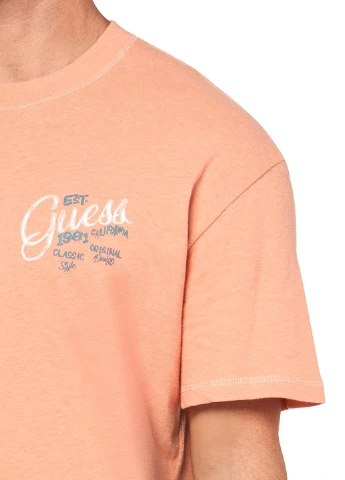 Помаранчева футболка Guess