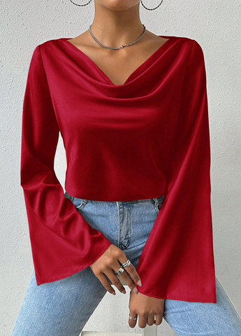 Красная блуза SHEIN