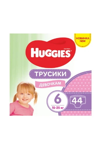 Подгузники-трусики Pant 6 (15-25 kg) 44 шт Huggies (248204601)