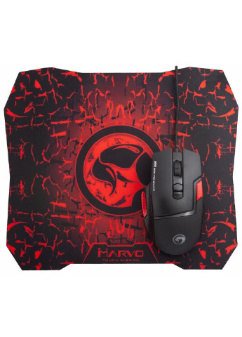 Мышка M355+G1 USB Black (M355+G1) Marvo (253546503)