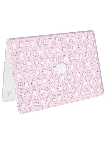Чехол пластиковый для Apple MacBook 12 A1534 / A1931 Паттерн Зайки (Pattern) (3365-2472) MobiPrint (218857936)