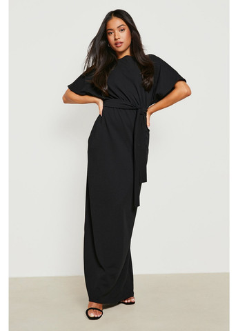 Чорна кежуал сукня футляр Boohoo однотонна