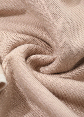 Бежевый демисезонный комплект (платье, накидка) SHEIN