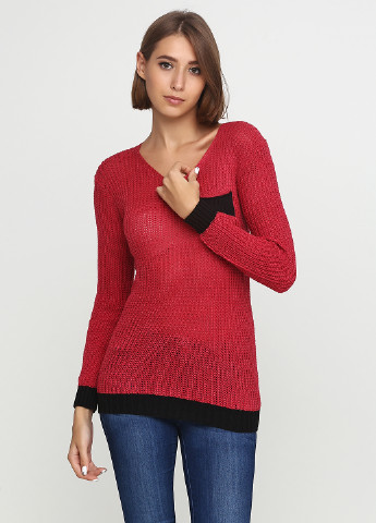 Малиновый демисезонный пуловер пуловер SFG life