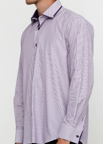 Бледно-фиолетовая кэжуал рубашка в полоску Twors