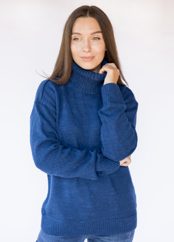 Синий демисезонный свитер Mustang