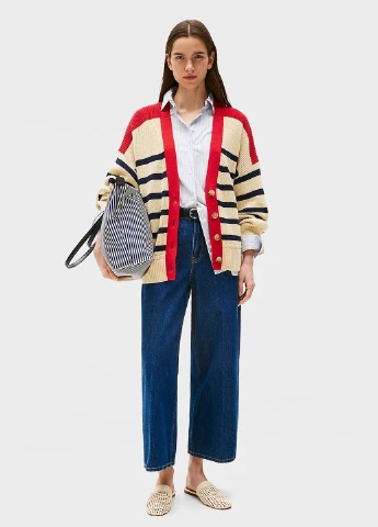 Бежевый демисезонный кардиган Tommy Hilfiger