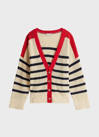Бежевый демисезонный кардиган Tommy Hilfiger