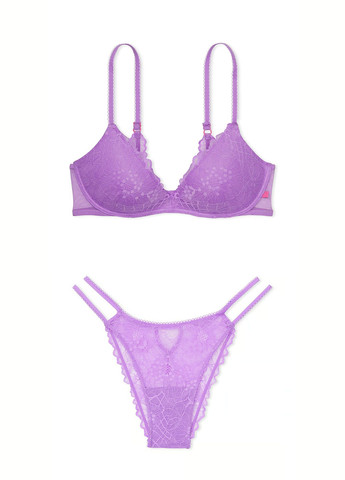 Сиреневый демисезонный комплект (бюстгальтер, трусики) Victoria's Secret