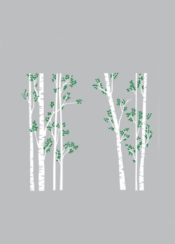 Наклейка "Березовая роща" Uzuri (17795950)