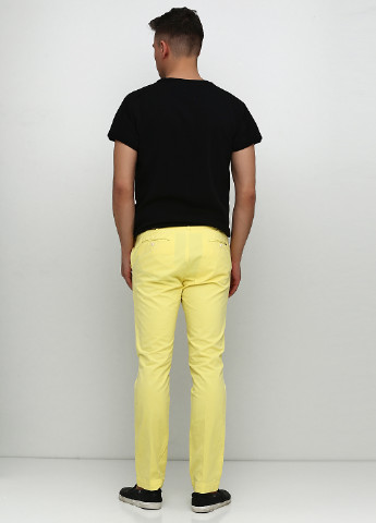 Желтые кэжуал демисезонные со средней талией брюки Ralph Lauren