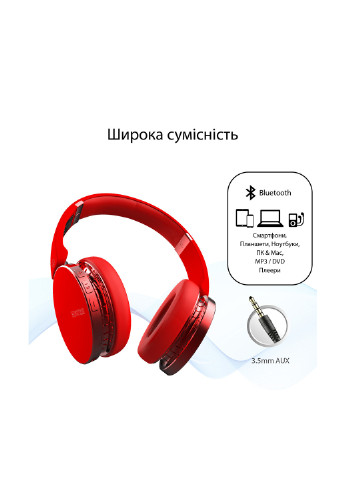 Bluetooth наушники red Promate waves (131287588)