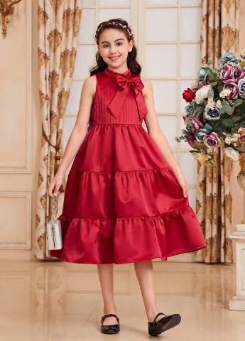 Вишнёвое платье SHEIN (324629754)