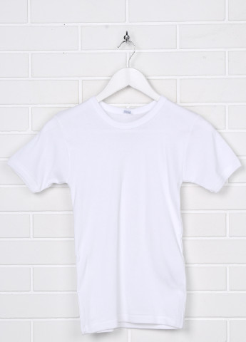 Белая демисезонная футболка с коротким рукавом NINETTA