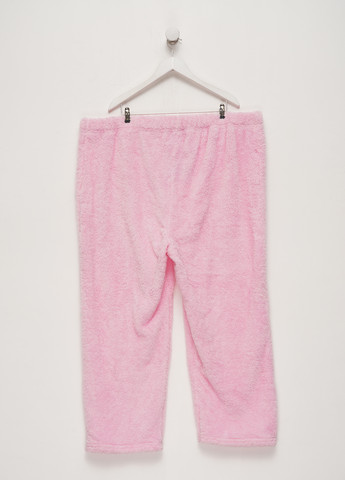 Розовые домашние зимние прямые брюки Boohoo