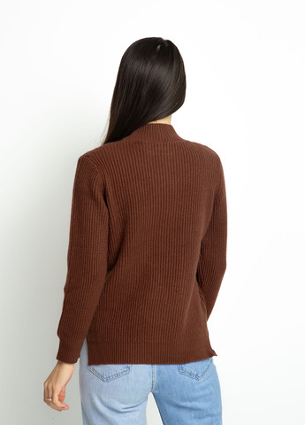 Кавовий демісезонний светр Time of Style