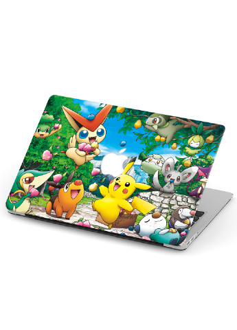 Чехол пластиковый для Apple MacBook Pro 13 A1706 / A1708 / A1989 / A2159 / A1988 Покемон Паттерн (Pokemon Pattern) (9648-2468) MobiPrint (218858450)