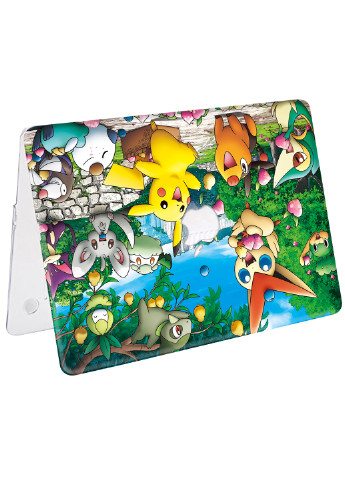Чехол пластиковый для Apple MacBook Pro 13 A1706 / A1708 / A1989 / A2159 / A1988 Покемон Паттерн (Pokemon Pattern) (9648-2468) MobiPrint (218858450)