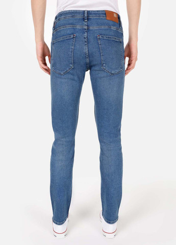 Светло-синие демисезонные регюлар фит джинсы Colin's