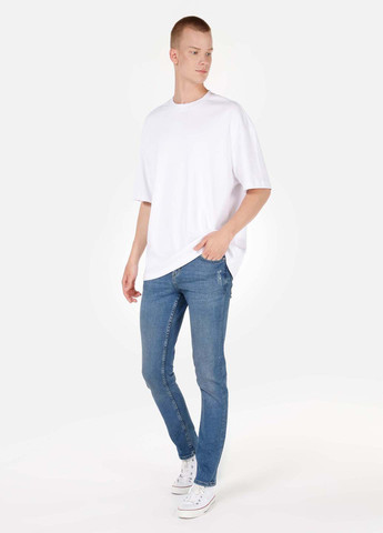 Светло-синие демисезонные регюлар фит джинсы Colin's