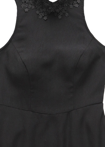 Чорна кежуал сукня кльош MINT&BERRY однотонна