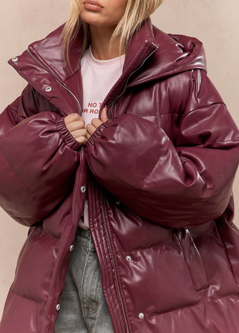 Сливова зимня куртка SHEIN