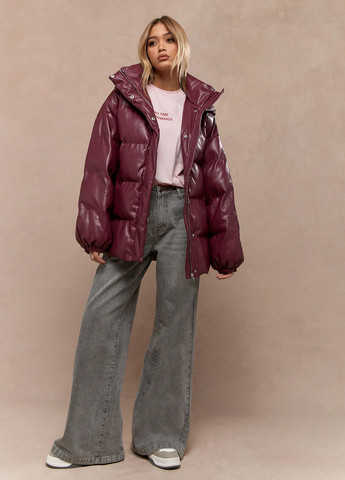 Сливова зимня куртка SHEIN