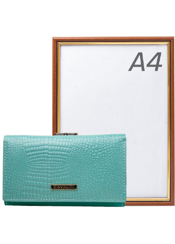 Жіночий шкіряний гаманець 14,5х8,5х3 см 4U Cavaldi (206211807)
