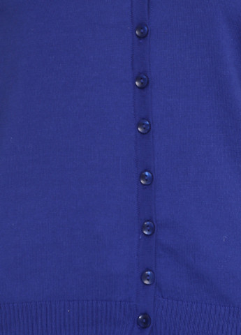 Кофта Ladies Fashion с длинным рукавом однотонная синяя кэжуал