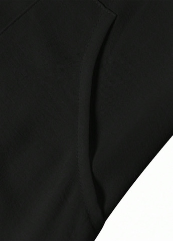 Черное кэжуал платье рубашка SHEIN однотонное