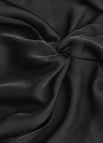 Черное вечернее платье силуэтная H&M однотонное