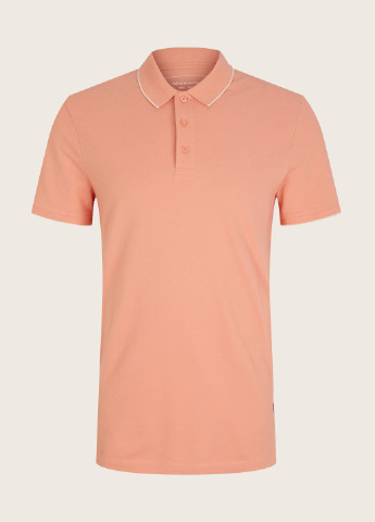 Розовая футболка-поло для мужчин Tom Tailor