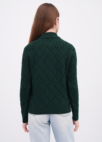 Темно-зеленый зимний свитер EQUILIBRI