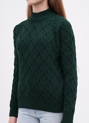 Темно-зеленый зимний свитер EQUILIBRI