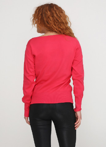 Розовый демисезонный пуловер пуловер Miss Moda