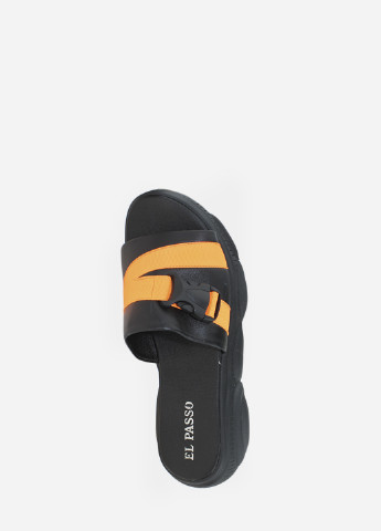 Черные шлепанцы re2360-4-197 черный El passo