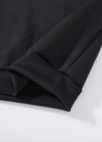 SHEIN худи новогодний черный кэжуал полиэстер
