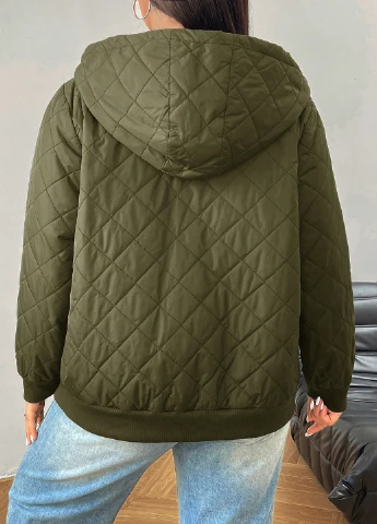 Зелена зимня куртка SHEIN