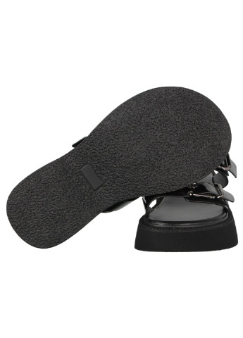 Черные женские босоножки 197913 Lifexpert с ремешком