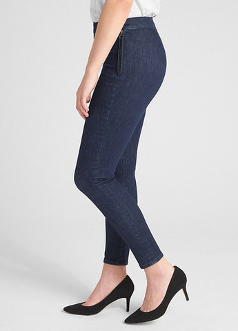 Синие демисезонные джеггинсы Gap