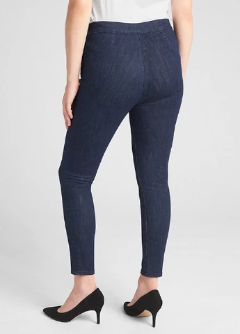 Синие демисезонные джеггинсы Gap