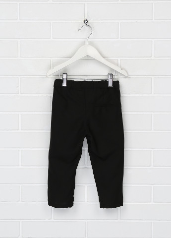 Черные кэжуал летние брюки прямые H&M