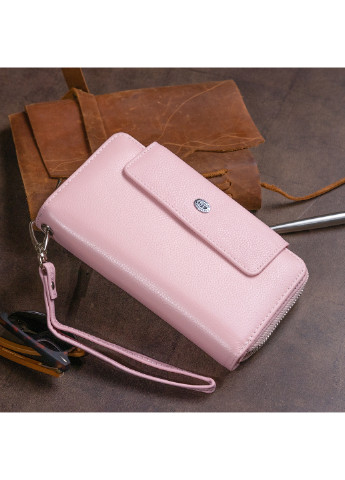 Жіночий шкіряний гаманець 19х9,5х2,5 см st leather (252128558)
