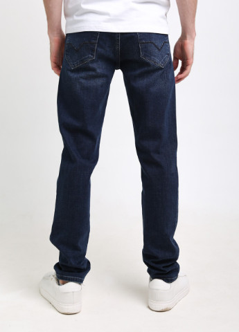 Темно-синие демисезонные прямые джинсы мужские темно-синие прямые Прямая ARCHILES